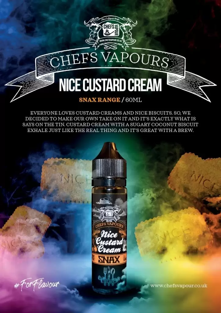 CHEFS NICE CUSTARD CREAM eliquid