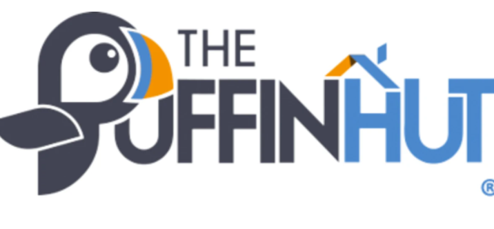 The puffin hut logo