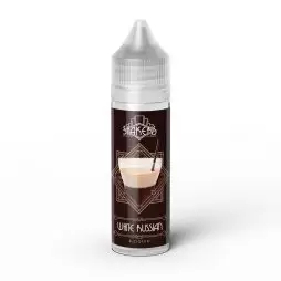 vapable shakers white russian shortfill e-liquid bottle with brown label
