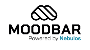 moodbar powered by nebulos logo in black