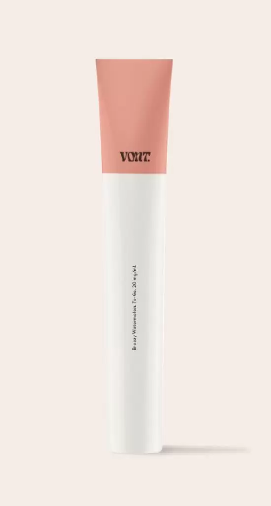 breezy watermelon disposable vape flavoured device from VONT - the VONT To-Go range