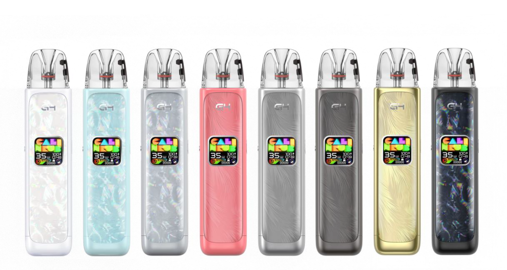 full colour range of UWELL Caliburn G4 pod system devices