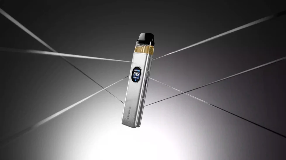 vaporesso xros 5 refillable pod kit on grey background