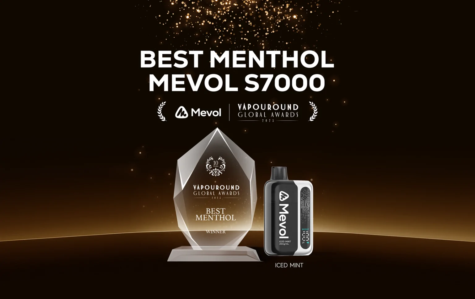 best menthol at the vapouround global awards 2025 - mevol