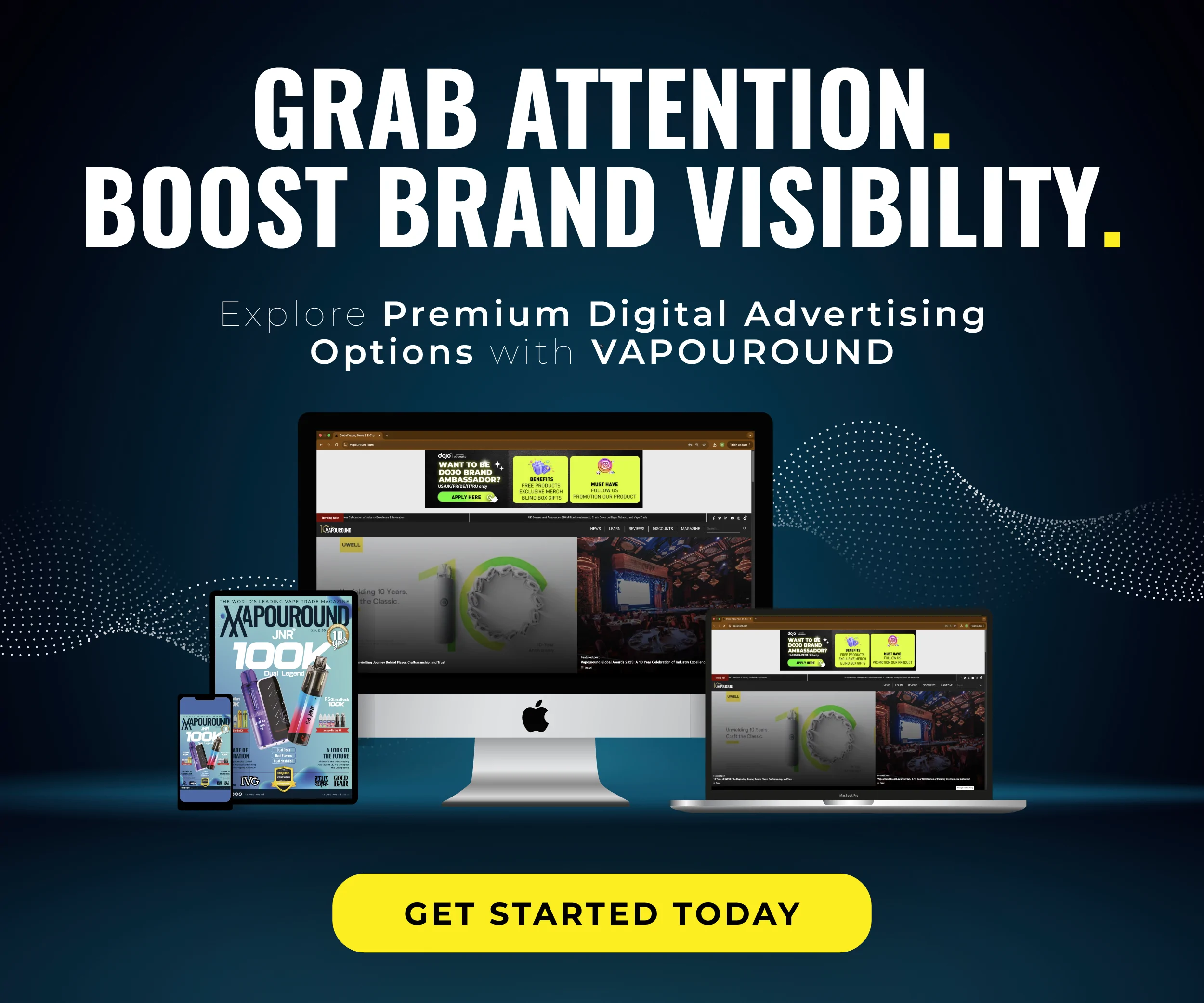 Vapouround Digital Advertising Banner